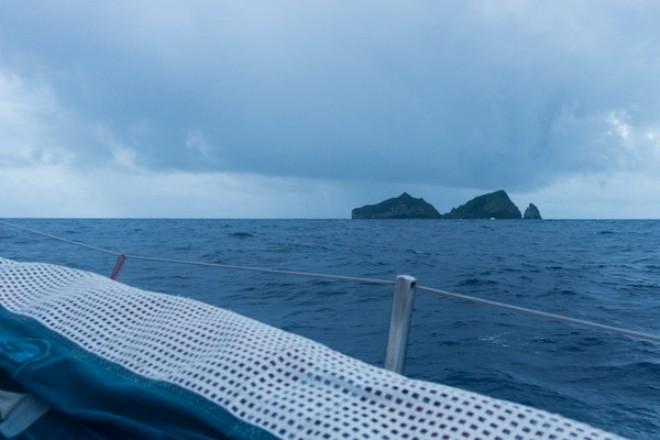 Team SCA - Passing some of the many rocks and islands in the South Pacific - Volvo Ocean Race 2014-15 © Anna-Lena Elled/Team SCA